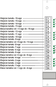 AR-2cp - The 16 binary inputs' boards WC-16